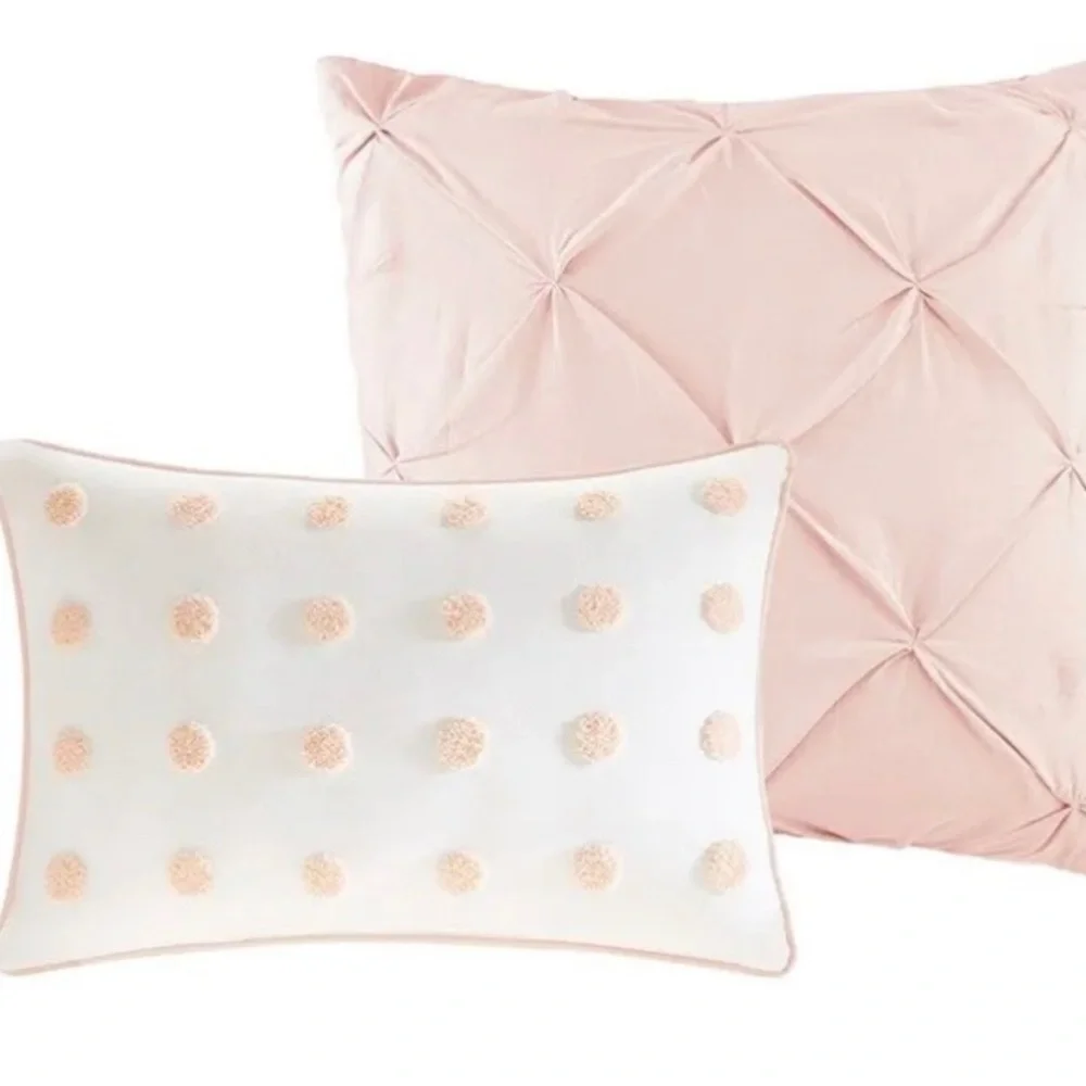 Urban Habitat 7 Piece Blush King/California King Myla Cotton Jacquard Duvet